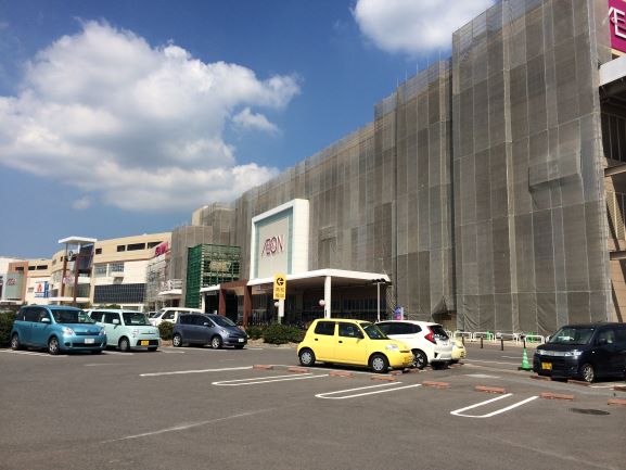 イオン綾川 仮設足場組立