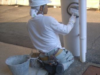 外壁改修 爆裂補修 埋め戻し
